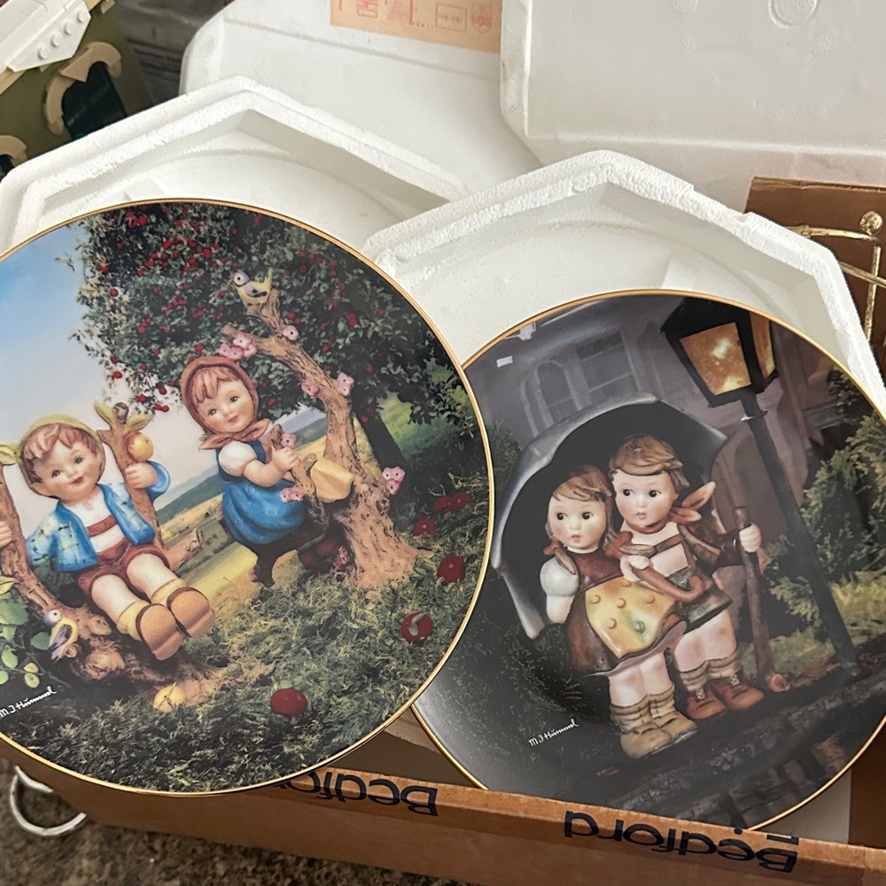 Hummel Danbury Mint Vintage Decorative Plates - set of (2) plates